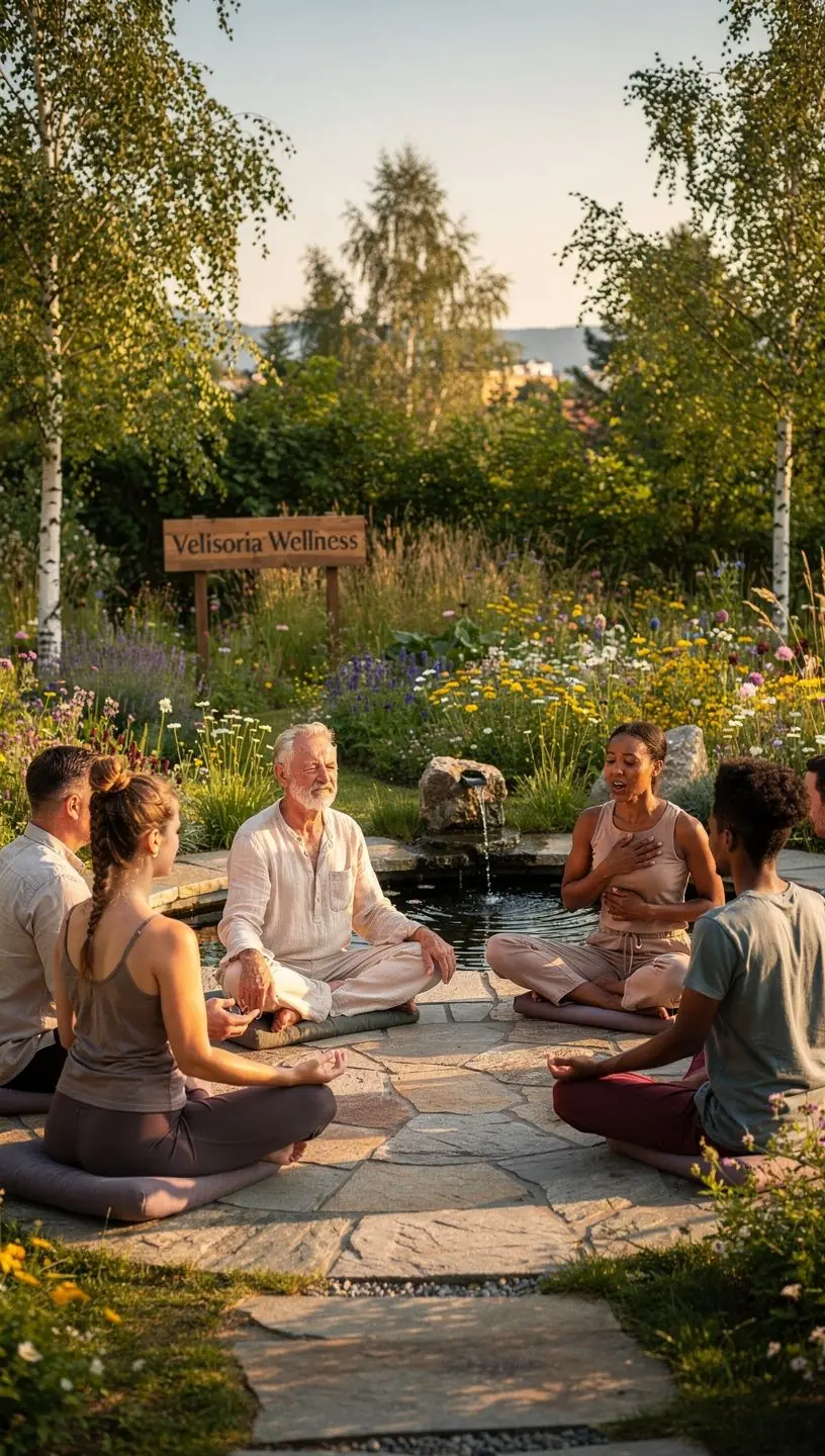 An array of herbal teas and wellness products displayed at a spa's relaxation area.